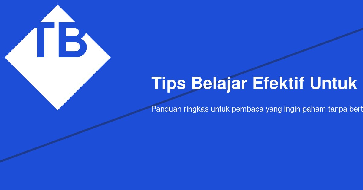 Cara Belajar Efektif untuk Ujian Saat Jadwal Mulai Padat